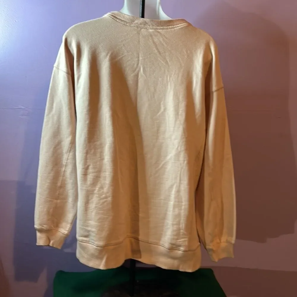 WildFox “But First Cocktails” Women’s Pullover Sweatshirt Size S Pink